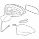 Toyota 87910-0T040-E1 Outside Rear View Passenger Side Mirror Assembly