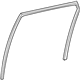 Toyota 68142-12320 Run, Rear Door Glass