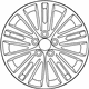 Toyota 42611-07100 Wheel, Disc