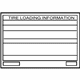 Toyota 42661-2B640 Plate, Tire Pressure Caution