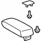 Toyota 58905-12700-B0 Door Sub-Assy, Console Compartment