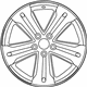 Toyota 42611-48430 Wheel, Alloy Toyota 42611-48430 Wheel, Alloy