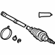 Toyota 42370-49035 Shaft Assembly, Rear Drive Outboard Joint, Left