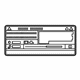 Toyota 88723-06140 A/C Label