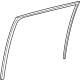 Toyota 68142-0E080 Run, Rr Door Glass