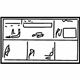 Toyota 74554-42010 Label, Rear Seat Information