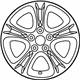 Toyota 42611-AA031 Rim, Wheel