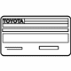 Toyota 11298-37110 Label, Emission Control Information