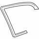 Toyota 62743-08011 Weatherstrip, Side Rear Window