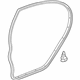 Toyota 67871-02090 Weatherstrip, Rear Door, RH