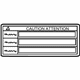 Toyota 16793-50010 Label, Cooling Fan Caution