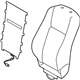 Toyota 71074-0E300-A2 Front Seat Back Cover, Left(For Separate Type)