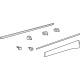 Toyota 75075-0E190 MOULDING SUB-ASSY, R