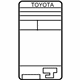 Toyota 11298-38131 Emission Label