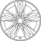 Toyota 4260D-08020 Wheel Sub-Assembly, Clad