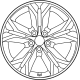 Toyota 4260D-08030 Wheel Sub-Assembly, Clad