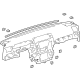 Toyota 55301-35906-C0 Panel Sub-Assembly, Inst