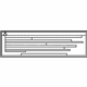 Toyota 41991-04022 Label, Differential