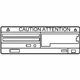 Toyota 88723-04080 A/C Label