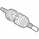 Toyota 43460-19885 Shaft Assembly Front Drive Outboard Joint Right