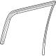 Toyota 68142-0C060 RUN, RR DOOR GLASS