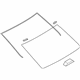 Toyota 68105-WB003 Glass Sub-Assembly, Back