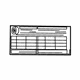 Toyota 42661-60393 Label, Tire Pressure