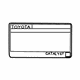 Toyota 11298-38245 Label, Emission Control Information