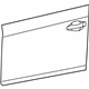 Toyota 67111-47030 Outer Panel, Passenger Side