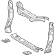 Toyota 53205-62010 Support Sub-Assembly, Ra