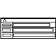 Toyota 88723-03010 Label, Caution