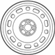 Toyota 42611-WB007 Wheel, Disc