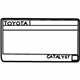 Toyota 11298-38242 Label, Emission Control Information