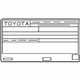 Toyota 11298-0S080 Label, Emission Cont