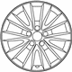 Toyota 4261A-06030 Wheel, Disc Chrome P