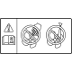 Toyota 16793-0P040 Label, Cooling Fan C