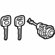 Toyota 69005-F4090 Cylinder & Key Set