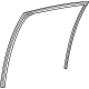 Toyota 68142-62020 Run, Rr Door Glass