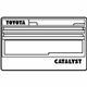 Toyota 11298-21010 Emission Label