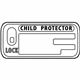 Toyota 69339-52010 Label, Child Protector Information