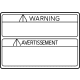 Toyota SU003-01054 Warning Label