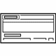 Toyota 11298-28461 Label, Emission Control Information