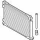 Toyota 88450-F4011 CONDENSER ASSY, W/PA