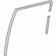 Toyota 68142-60043 Run, Rear Door Glass, RH