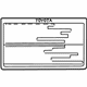 Toyota 42661-06340 Label, Tire Pressure Information