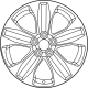 Toyota 42611-0E530 Wheel, Disc