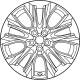 Toyota 4260D-0E030 Wheel Sub-Assembly, Clad