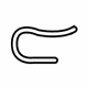 Toyota 90068-33053 Washer Hose, Front Passenger Side, Rubber