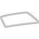 Toyota 75573-42010 Moulding, Back Window, Outside Upper