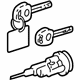 Toyota 69057-60551 Ign Cylinder Set Lock W/TRANSMITTER Housing